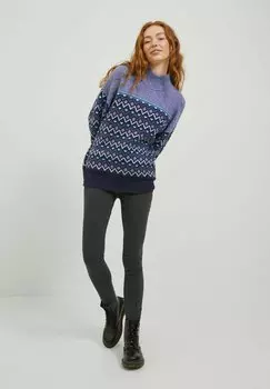 Трикотаж Point JJXX JXRUPA HIGH NECK, цвет purple velvet