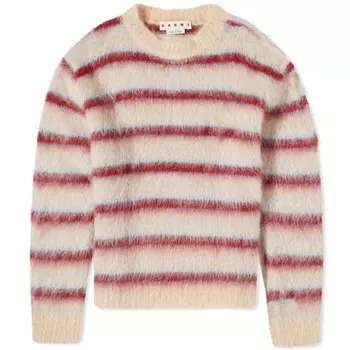 Трикотаж с круглым вырезом Marni из мохера