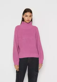 Трикотаж Стежка Monki, фиолетовый