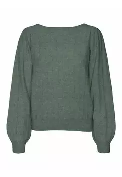 Трикотаж стежка Vero Moda VMKAMILLE LS BOATNECK, цвет laurel wreath