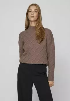 Трикотаж Стич VILA, цвет Brown Lentil