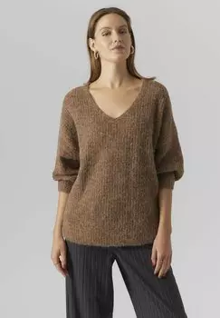 Трикотаж Stitch Vero Moda VMJULIE 7/8 V-NECK GA REP EXC, ацтек