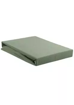 Трикотаж TDS сплит-топпер на приталенном листе зеленый, размер: 200 x 200/220 см Beddinghouse