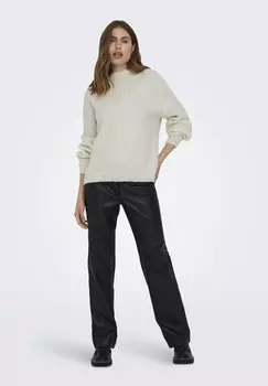 Трикотаж трикотажный ONLY ONLALISA LIFE HIGH NECK, цвет birch