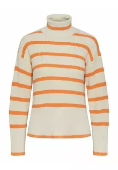 Трикотаж трикотажный Pieces PCJUNE ROLL NECK, цвет birch