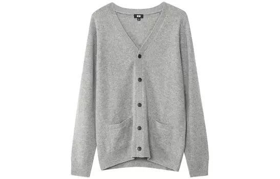 Трикотаж унисекс дымчато-серый Uniqlo, серый