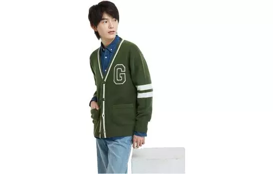 Трикотаж унисекс GAP, цвет Army Green