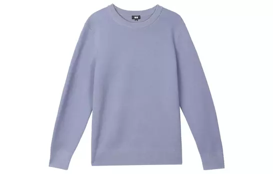 Трикотаж унисекс небесно-голубой Uniqlo, голубой