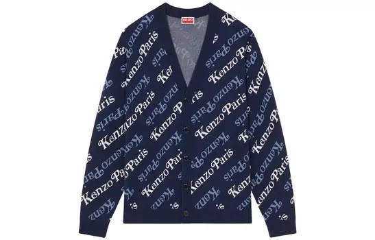 Трикотаж унисекс темно-синий Kenzo, синий