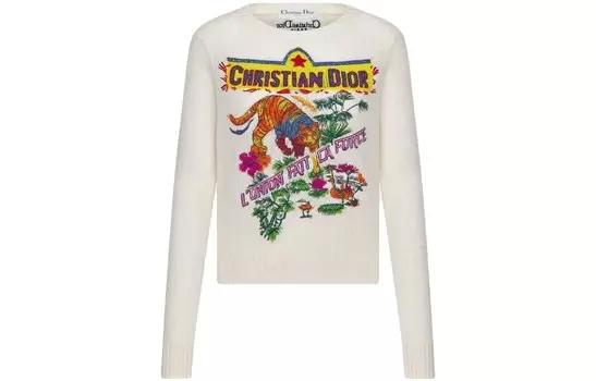 Трикотаж женский белый Dior