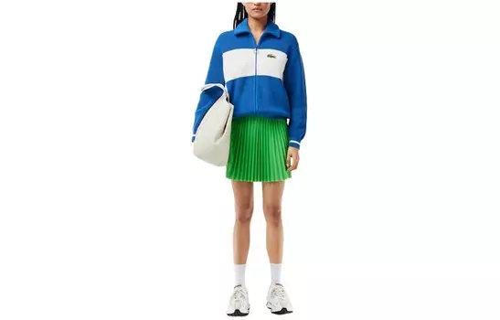 Трикотаж женский Белый/Королевский синий/Папоротниковый зеленый Lacoste