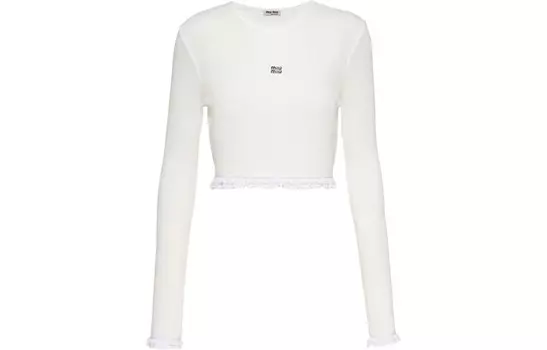 Трикотаж женский белый Miu Miu