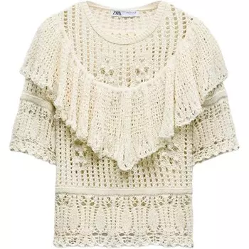 Трикотаж женский белый Zara
