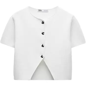 Трикотаж женский белый Zara