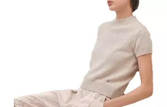 Трикотаж женский бежевый Hermes