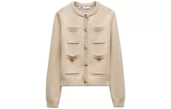 Трикотаж женский бежевый Zara