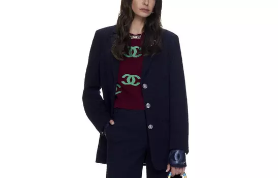 Трикотаж женский бордовый Chanel