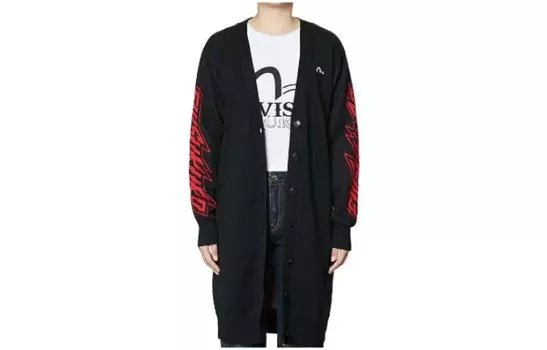 Трикотаж женский черный Evisu