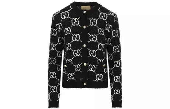 Трикотаж женский черный Gucci