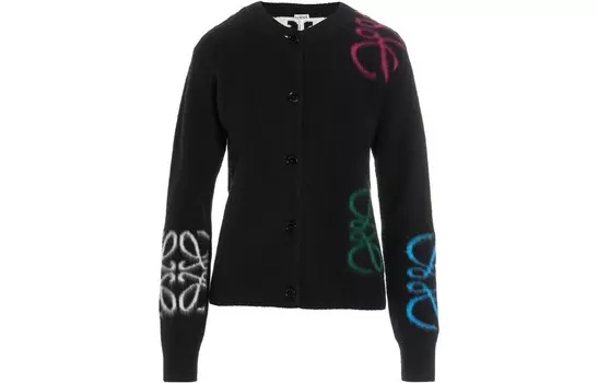 Трикотаж женский черный Loewe