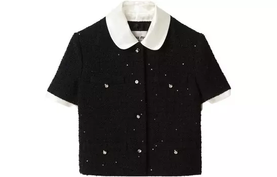 Трикотаж женский черный Miu Miu