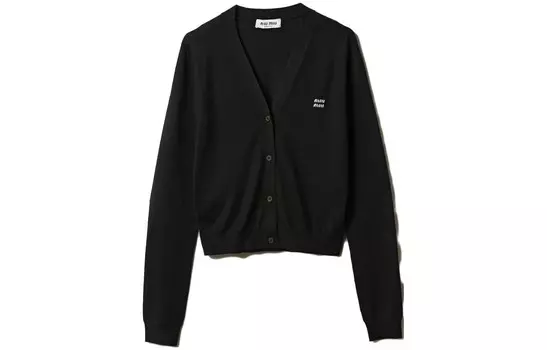 Трикотаж женский черный Miu Miu