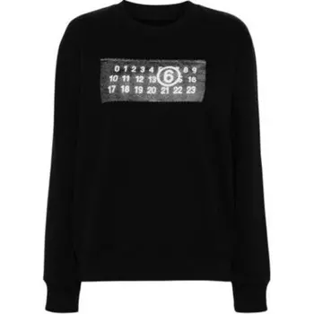 Трикотаж женский черный Mm6 Maison Margiela