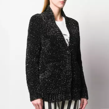 Трикотаж женский черный Saint Laurent