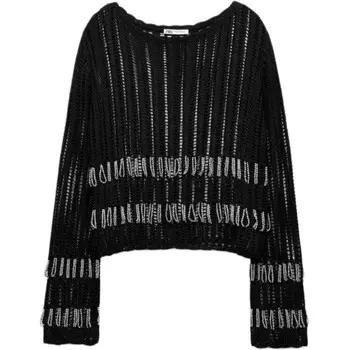 Трикотаж женский черный Zara