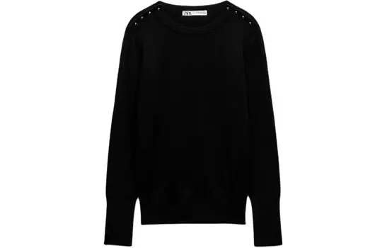 Трикотаж женский черный Zara