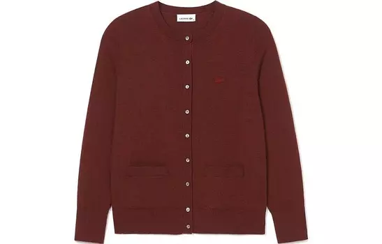 Трикотаж женский цвета клюквы Lacoste