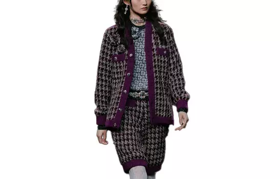 Трикотаж женский фиолетовый Chanel