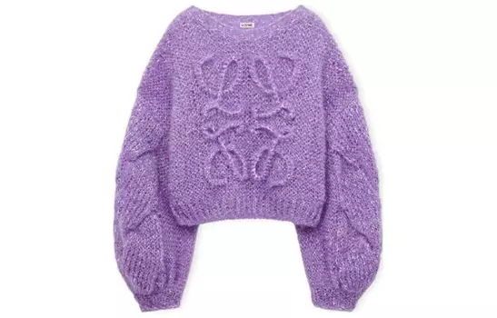 Трикотаж женский фиолетовый Loewe