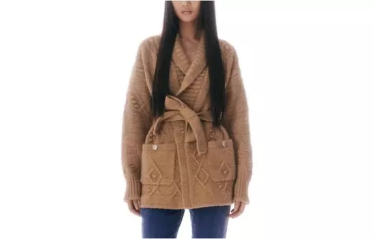 Трикотаж женский хаки Chanel