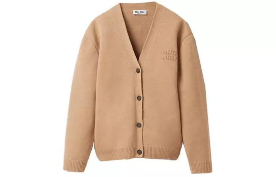 Трикотаж женский хаки Miu Miu