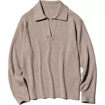 Трикотаж женский хаки Uniqlo