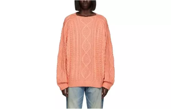 Трикотаж женский кораллово-красный Fear Of God Essentials