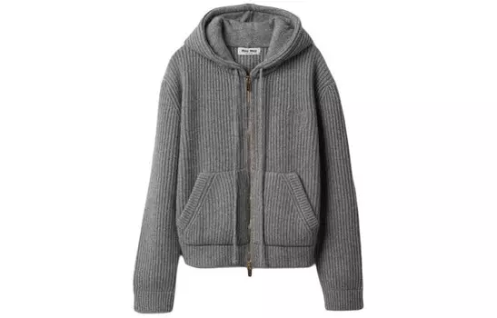 Трикотаж женский мраморно-серый Miu Miu