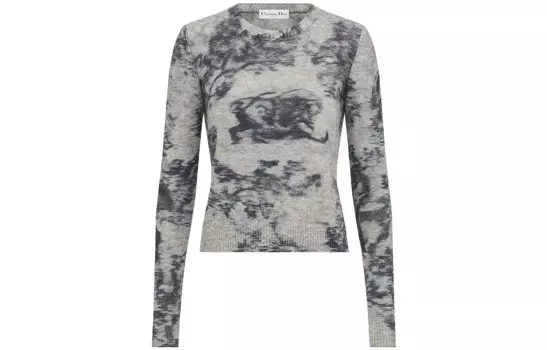 Трикотаж женский серый Dior