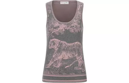 Трикотаж женский серый Dior