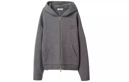 Трикотаж женский серый Miu Miu