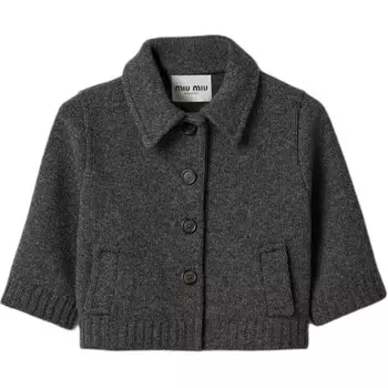 Трикотаж женский серый Rock Ash Miu Miu