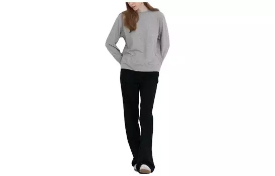 Трикотаж женский серый Uniqlo