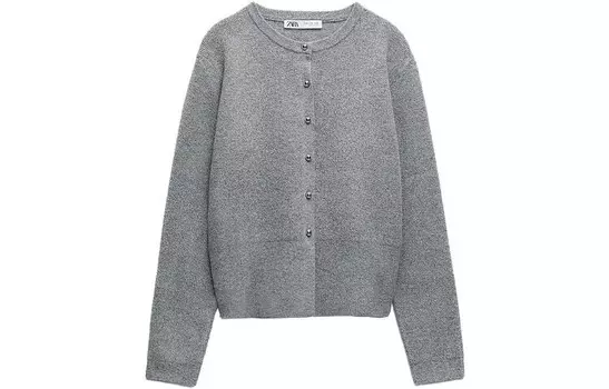 Трикотаж женский серый Zara