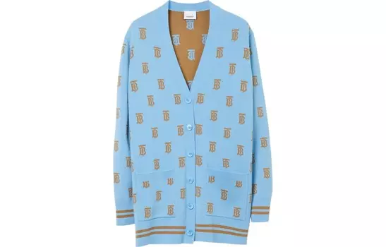 Трикотаж женский синий Burberry