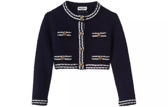 Трикотаж женский синий Miu Miu