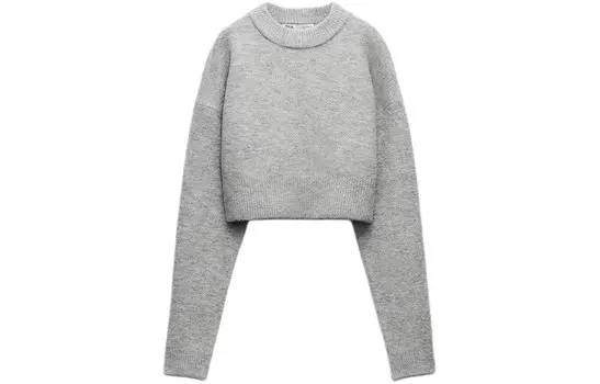 Трикотаж женский средне-серый Zara