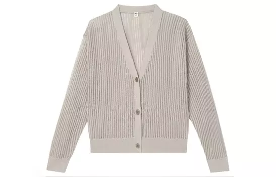 Трикотаж женский светло-серый Uniqlo