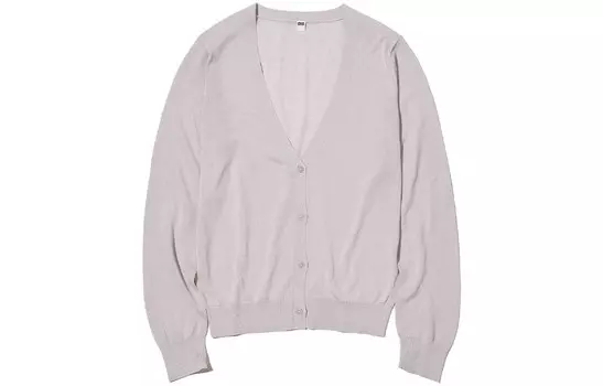 Трикотаж женский светло-серый Uniqlo