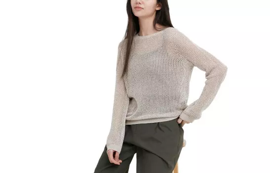 Трикотаж женский светло-серый Uniqlo